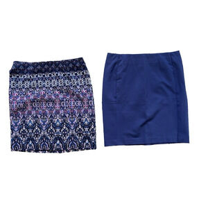 J Jill Pencil Skirts Womens Medium Set of 2 Stretch Office Church Career Wear